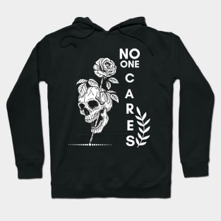 Skull Impaled On Roses Hoodie